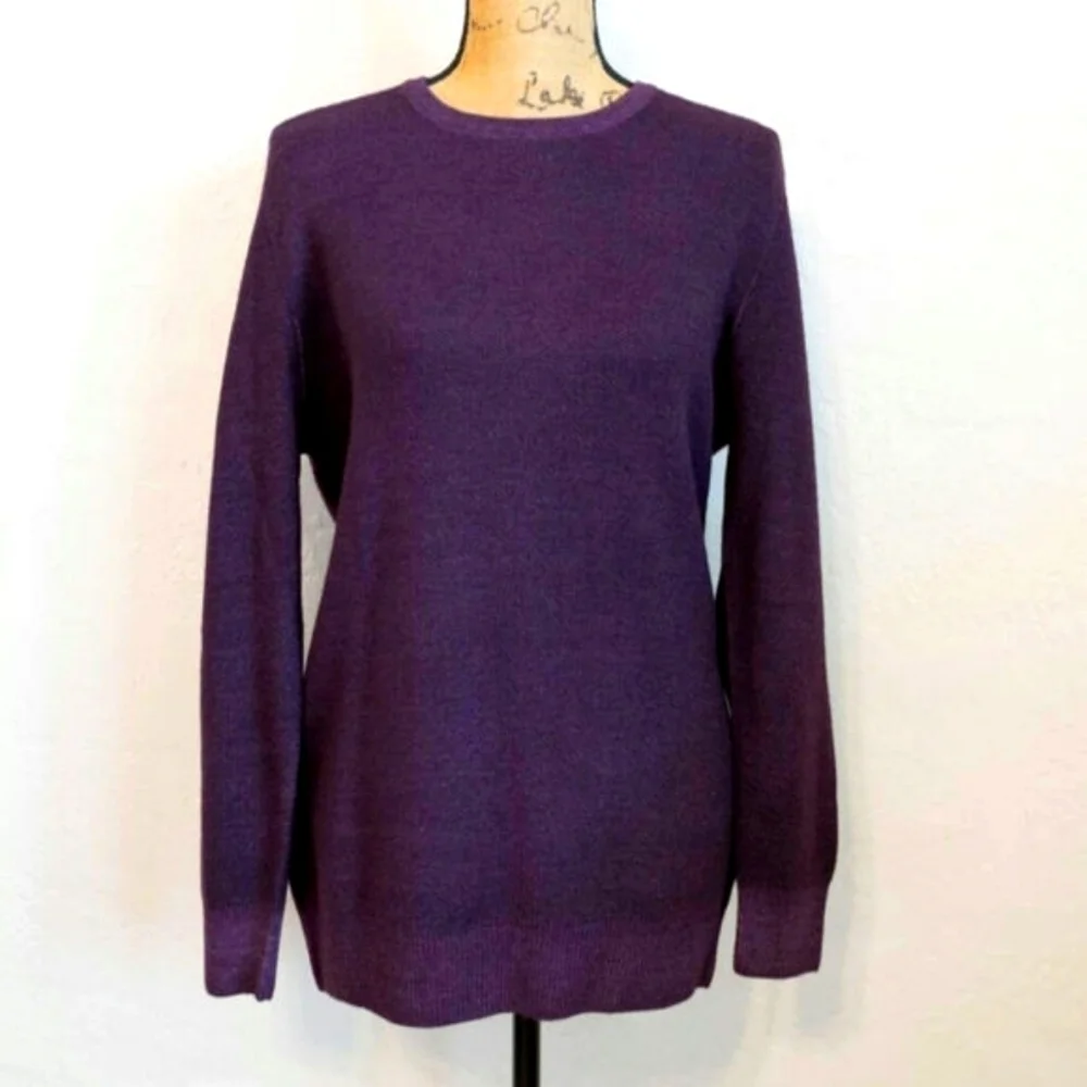 Cellini 100% Virgin Wool Men's Long Sleeve Sweater Size 52 Made in Italy